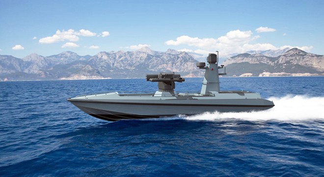 Türkiye'nin ilk silahlı insansız deniz aracı denize iniyor