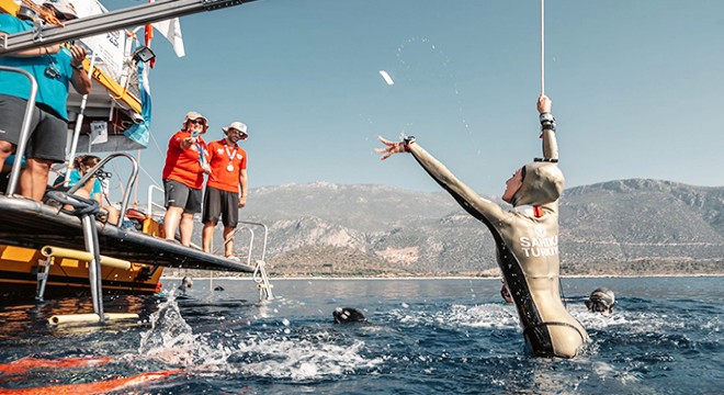 Türkiye Serbest Dalış Şampiyonası Kaş ta yapılıyor