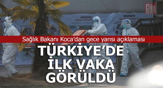 Türkiye deki ilk koronavirüs tespit edildi