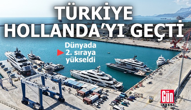 Türkiye, lüks yat üretiminde dünya 2'ncisi