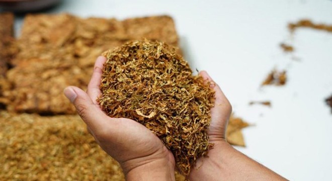Tütün imalathanesine dönüştürülen eve baskın