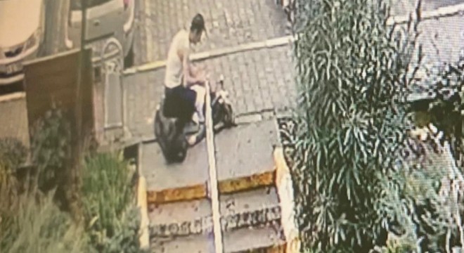 Tuzla'da koca dehşeti kamerada