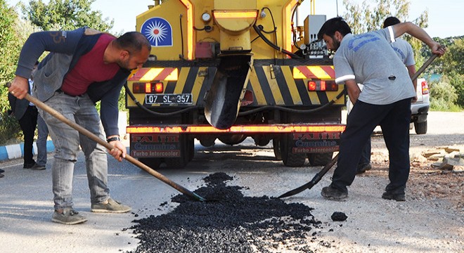 Üçağız yolu sezona hazırlanıyor