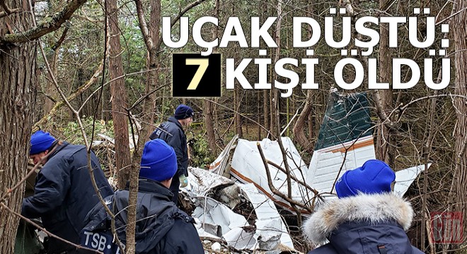 Uçak düştü: 3’ü çocuk 7 kişi öldü