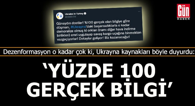 Ukrayna Ankara Büyükelçiliği:Biz kazanacağız