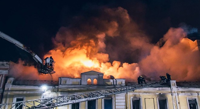 Ukrayna’da Türk restoranında yangın