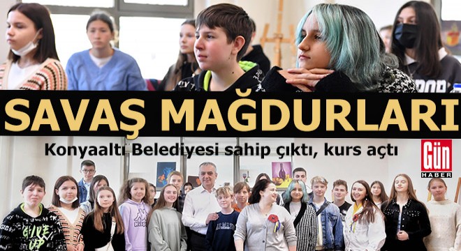 Ukraynalı çocukların çizdiği resimlerde mezar, kan, silah var
