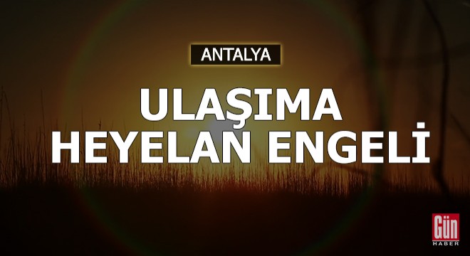 Ulaşıma heyelan engeli