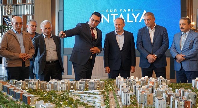 Uluslararası heyetten Sur Yapı Antalya Projesi’ne ziyaret