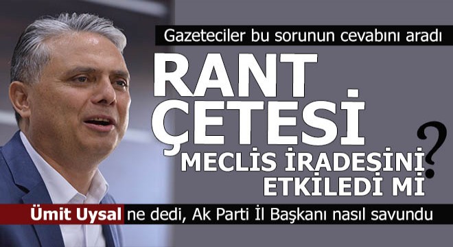 Ümit Uysal: Kamu davalarıyla trilyonları belediyelerden almaya çalışanlar var