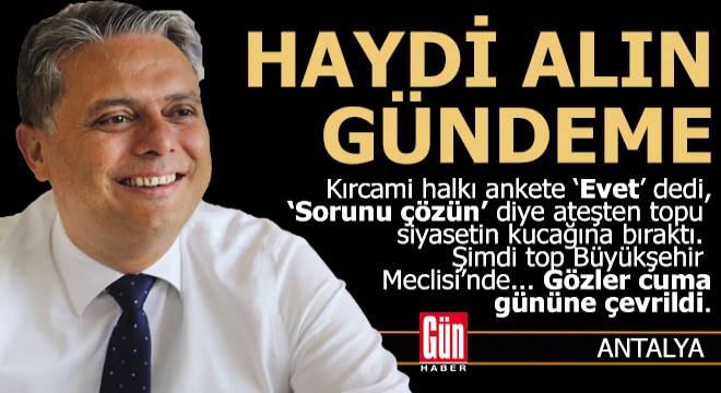 Ümit Uysal'ın bu çağrısına kulak verin, getirin meclise...