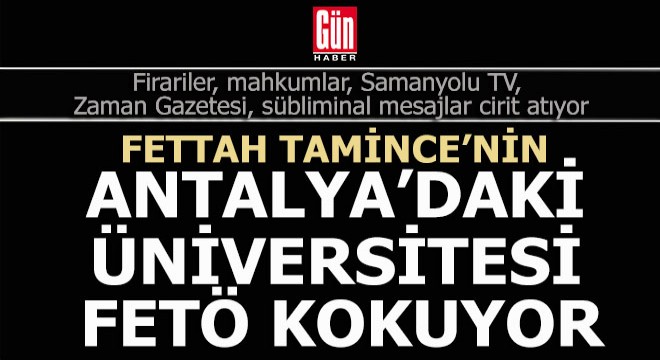 Üniversitenin sitesinde 'Paralel' tweetler...