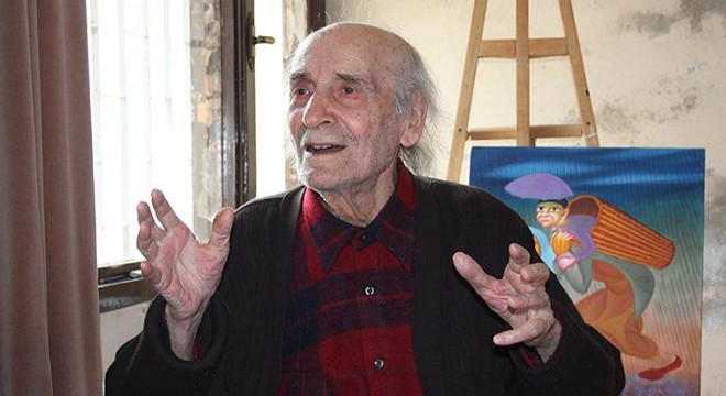 Ünlü ressam İbrahim Balaban için cenaze töreni