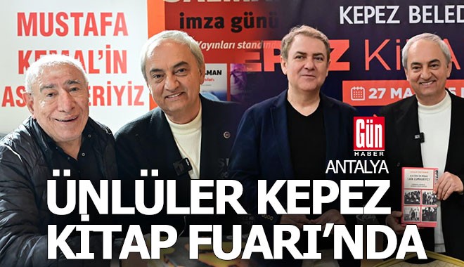 Ünlüler Kepez Kitap Fuarı’nda...