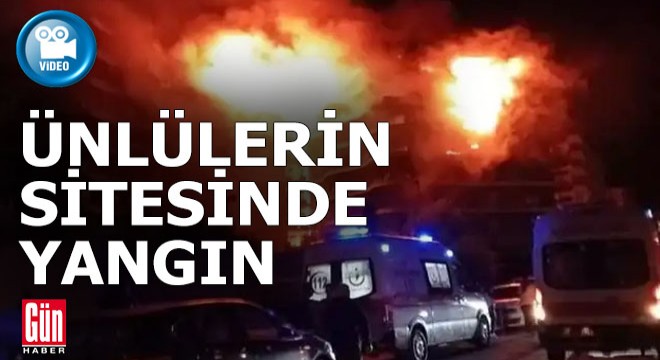 Ünlülerin sitesi Folkart alev alev