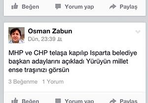 Isparta siyasetinde üslup bozuldu