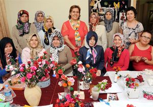 İpekböceği kozasından sanat eseri