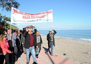 Beldibi’nde halkın plaj isyanı