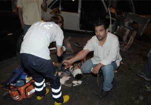 İki otomobil çarpıştı: 4 yaralı