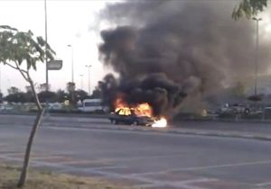 LPG’li otomobil alev topuna döndü
