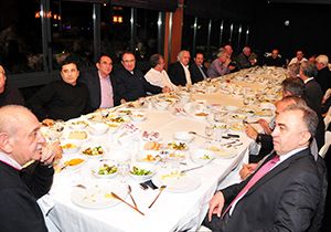 Antalya'ya yön verenler yemekte buluştu