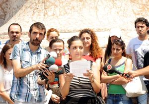 Taksim’de KPSS protestosu