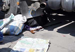 Beton mikserinin çarptığı kadın öldü