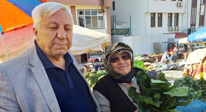 Üreticilere destek için 'çiğ ıspanak' yedi