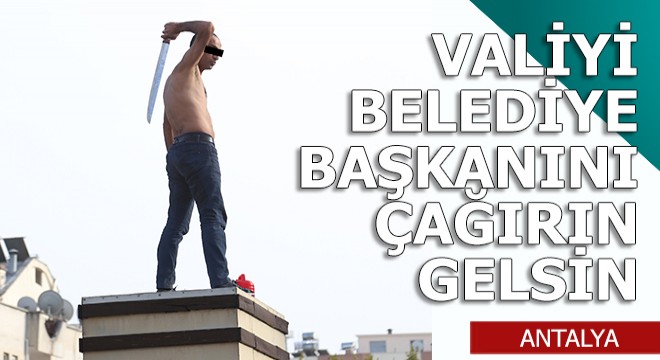 Üstüne benzin döktü 'Kendimi yakacağım' dedi