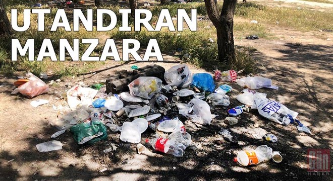 Utandıran manzara...