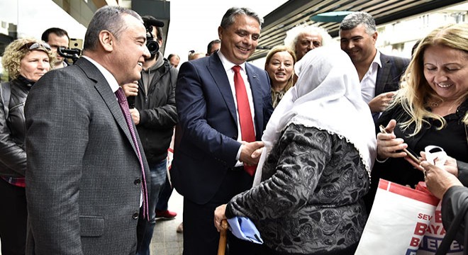Uysal ve Böcek, Şarampol esnafını ziyaret etti