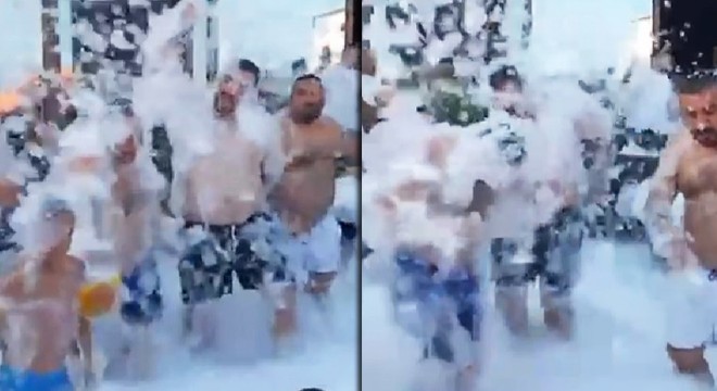 Uyuşturucudan temin ettikleri paralarla köpük banyosu yapmışlar