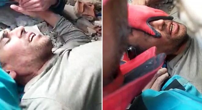 Uzman çavuş, depremin 103'üncü saatinde sağ çıkarıldı