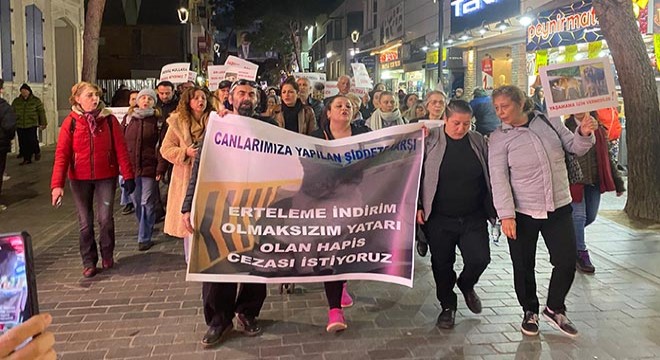 Vahşice öldürülen 'Eros' için yürüdüler