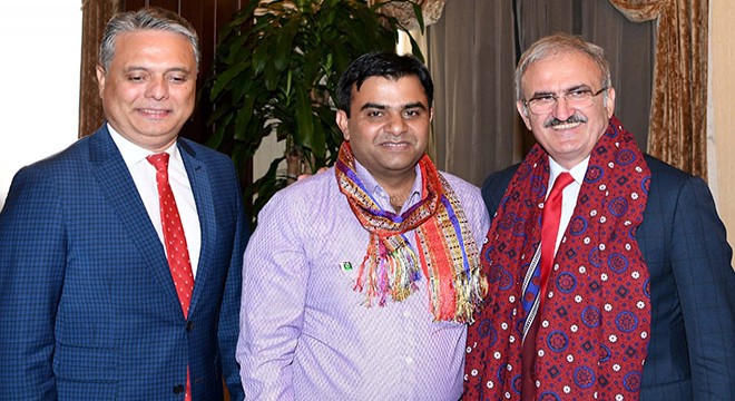 Vali Karaloğlu, Kaleiçi Festival Heyeti'ni kabul etti