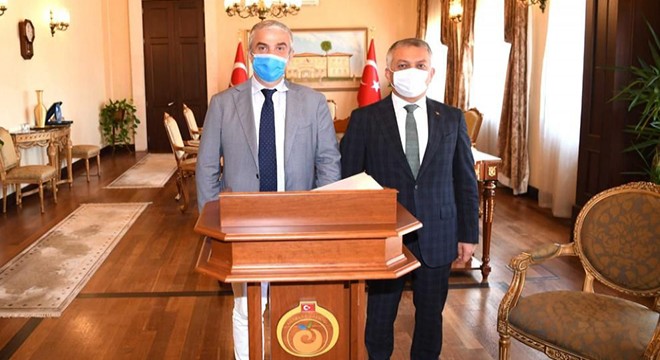 Vali Yazıcı, Danimarka Büyükelçisi Annan'ı ağırladı
