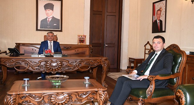 Vali Yazıcı, İl Kültür ve Turizm Müdürü Zoroğlu'nu kabul etti