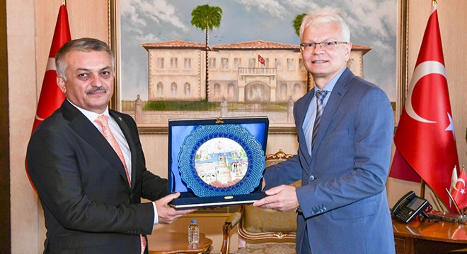 Vali Yazıcı, Litvanya Büyükelçisi Degutis'i kabul etti