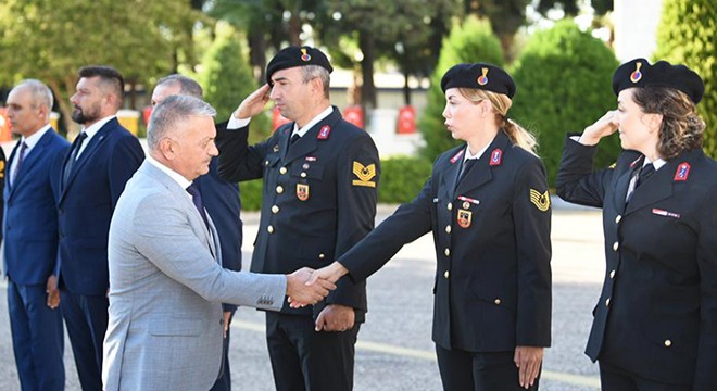 Vali Yazıcı, Rütbe Terfi Töreni'ne katıldı