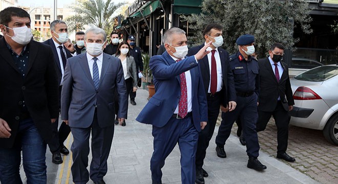 Vali Yazıcı'dan dinamik Covid-19 denetimi