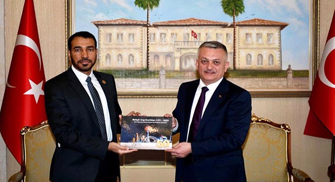 Vali Yazıcı, BAE Büyükelçisi Al-Dhaheri yi ağırladı