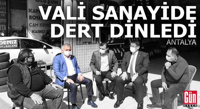 Vali Yazıcı, eski sanayi sitesini ziyaret etti