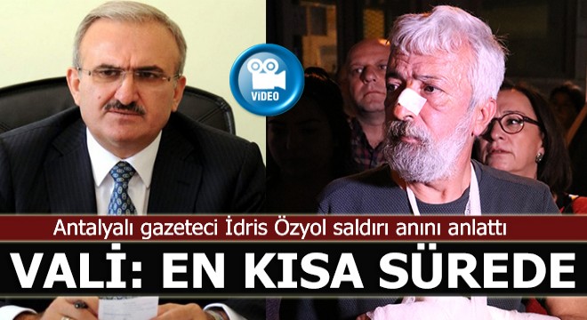 Vali Karaloğlu'ndan saldırı açıklaması