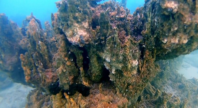 Van Gölü'nün derinliklerinde eski yerleşim yeri kalıntılarına rastlandı