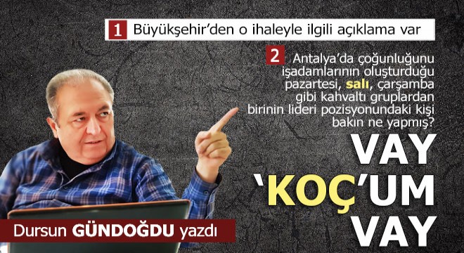 Vay ‘Koç’um vay