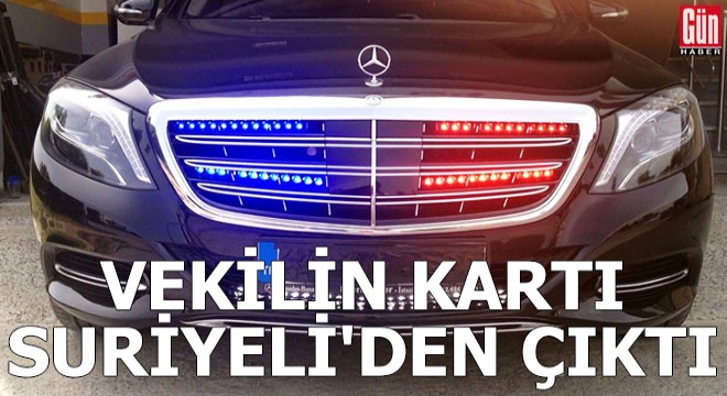 Vekilin kartı Suriyeli'den çıktı