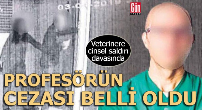 Veterinere cinsel saldırı davasında profesörün cezası belli oldu