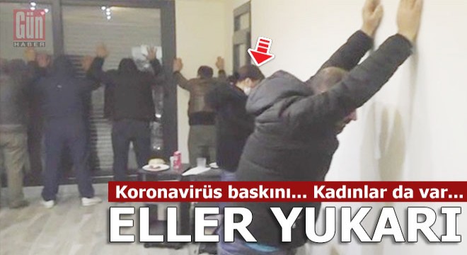 Villaya baskın: 3'ü kadın 19 kişi yakalandı