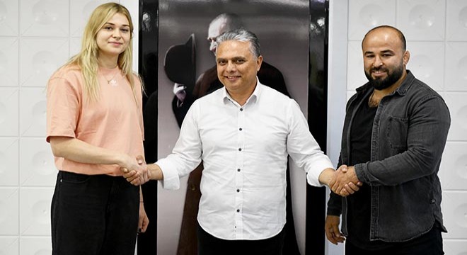 Voleybolcu ve başpehlivandan ortak ziyaret