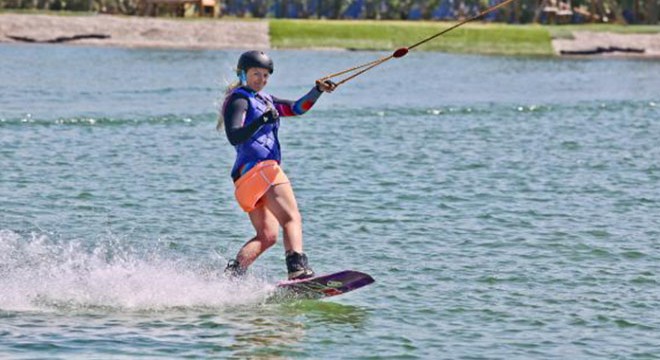 Wake board tutkunları Antalya'da buluşuyor